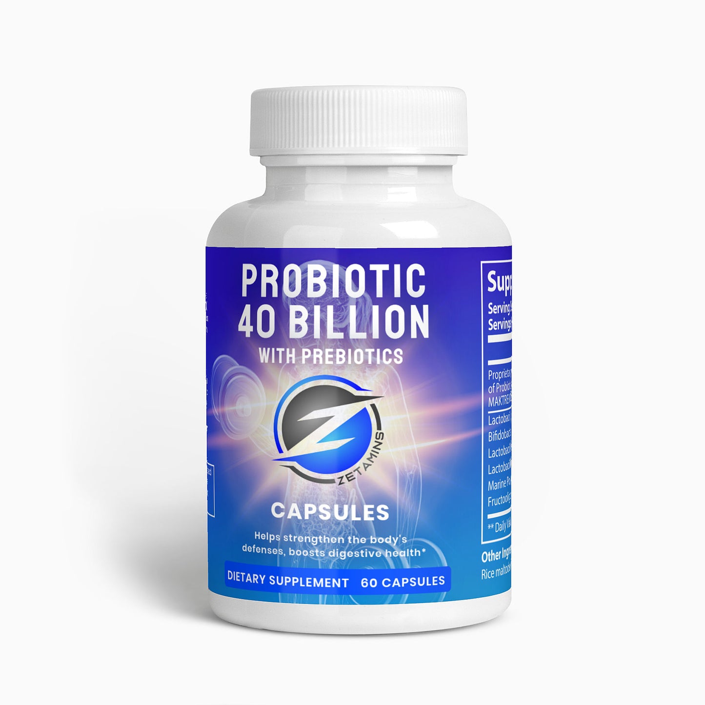 Probiotic 40 Billion with Prebiotics