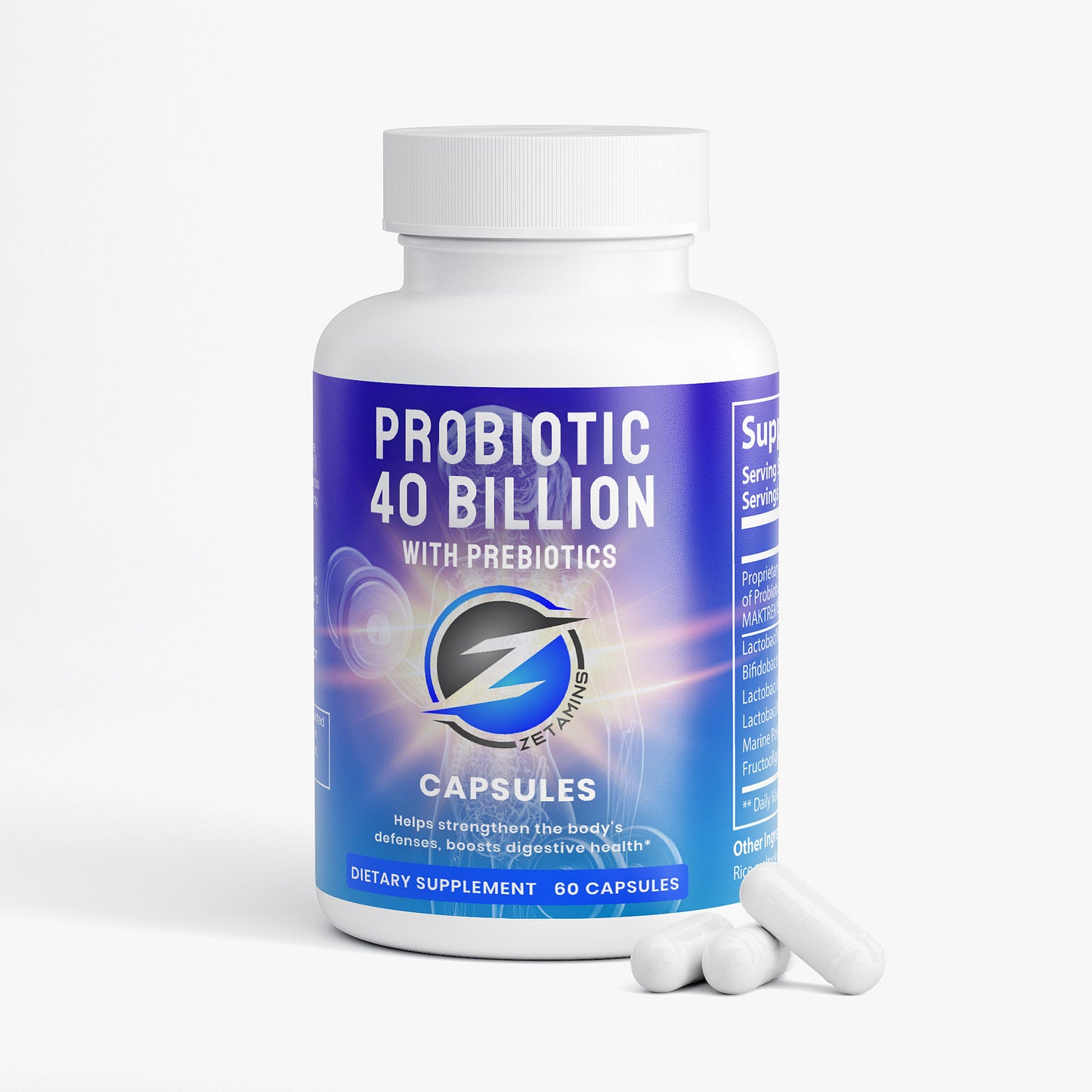 Probiotic 40 Billion with Prebiotics