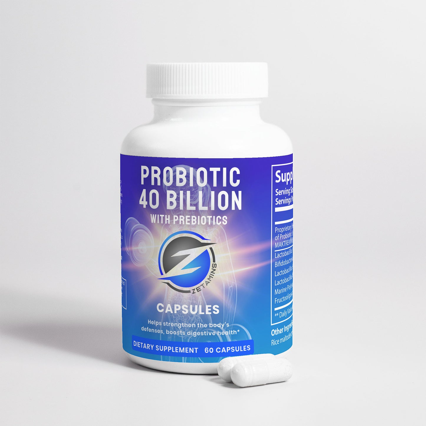 Probiotic 40 Billion with Prebiotics