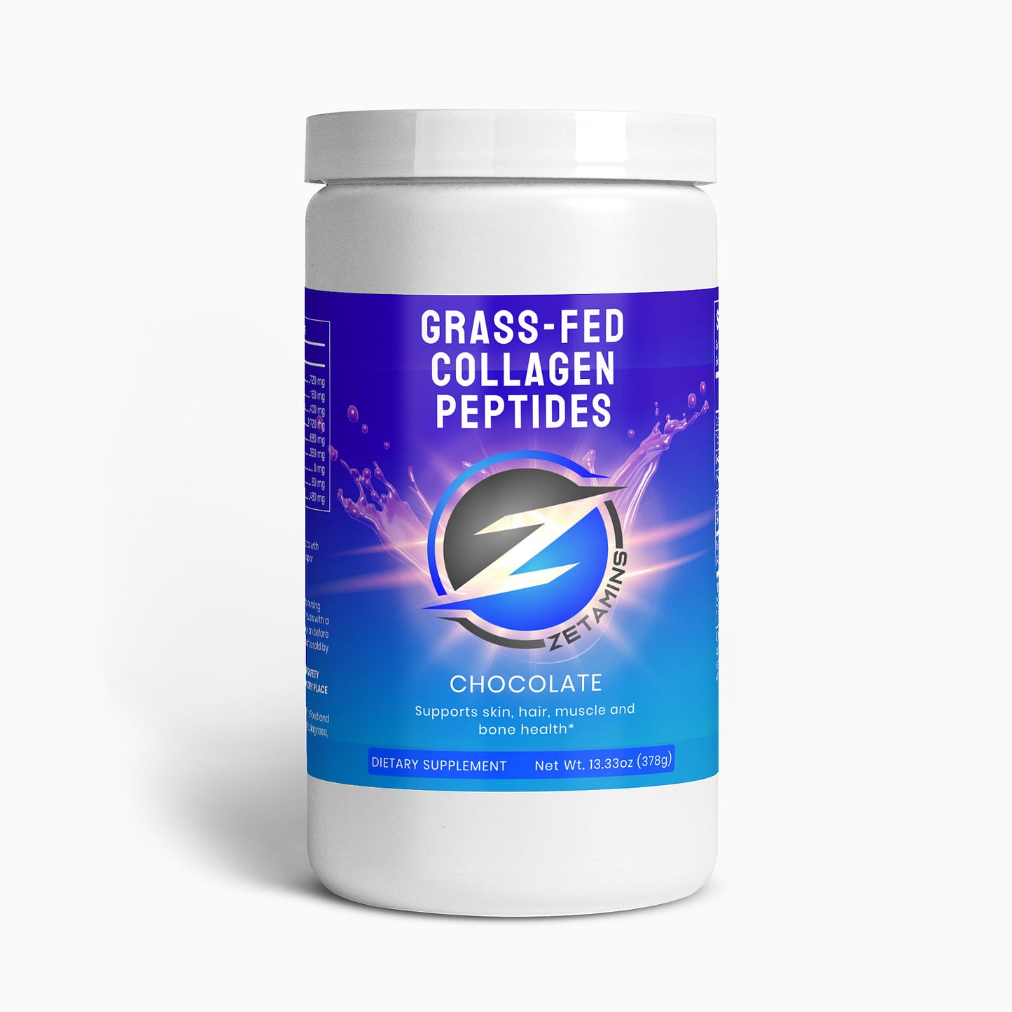 Grass-Fed Collagen Peptides Powder (Chocolate)