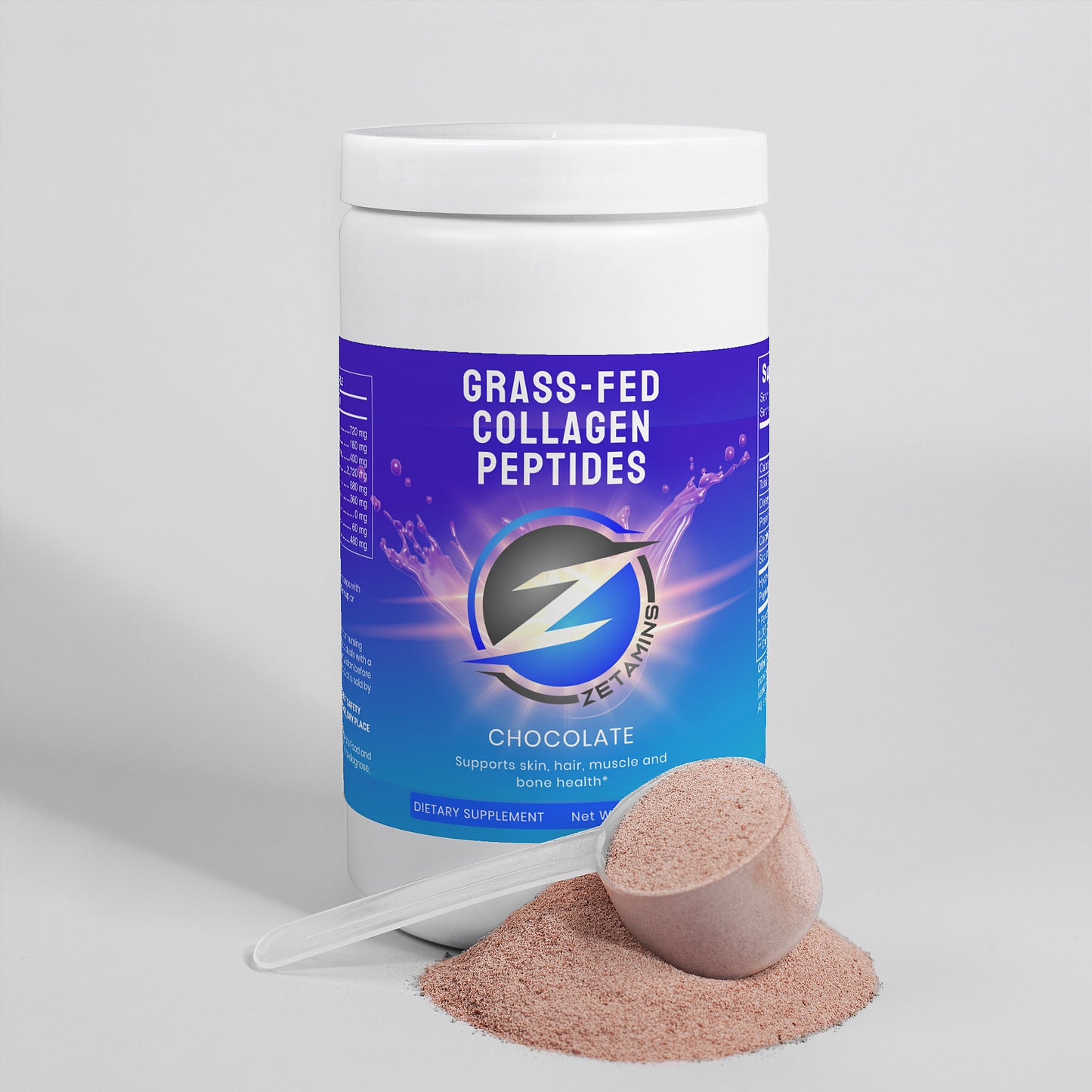 Grass-Fed Collagen Peptides Powder (Chocolate)